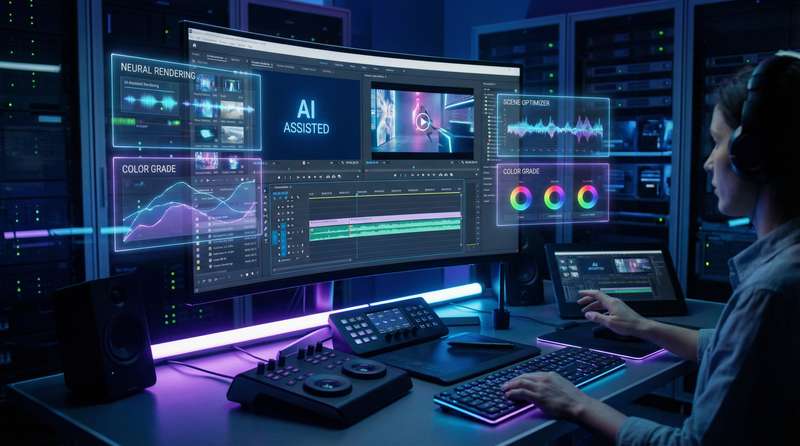 黄色仓库 AI视频剪辑